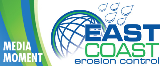 East Coast Erosion Control Media Moment banner